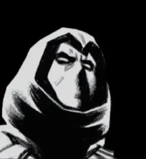 🌙 ff4ee191 Moon Knight Moon Knight, Marvel, superhero, comic book, vigilante, mask telegram sticker