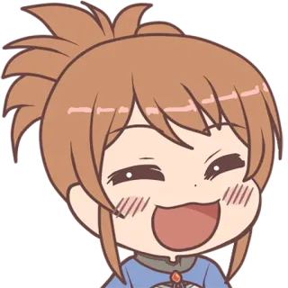 😄 a5837e33 动漫, Q版, 卡通, 可爱, 角色, 搞笑 telegram sticker