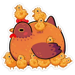 Маргаритка от @TgSticker telegram stickers