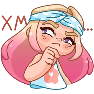 🤨 5c91d869 XML.... Hoạt hình, Suy nghĩ, Không chắc chắn, Nghi ngờ, Câu hỏi, XML telegram sticker