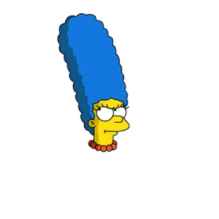🙄 25b4dd79 Marge Simpson The Simpsons cartoon, The Simpsons, Marge, Simpson, animatie, tv serie, geel whatsapp sticker