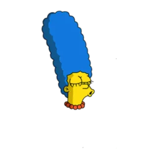 😘 ab374178 Marge Simpson The Simpsons cartoon, personage, animatie, grappig, tv serie, Marge Simpson whatsapp sticker