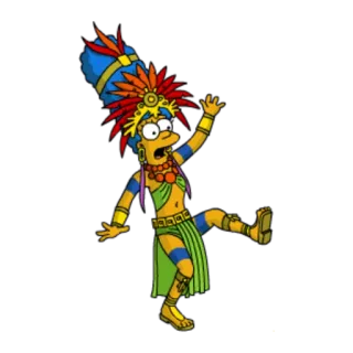 💃 d629986e Marge Simpson The Simpsons cartoon, personage, Marge Simpson, animatie whatsapp sticker