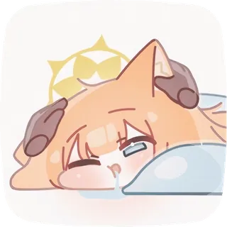 😪 1c610fc7 Anime, Lindo, Dormilón, Chibi, Kawaii telegram sticker