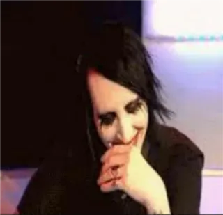 ๐ 10246518 Marilyn Manson singer, goth, celebrity, musician whatsapp sticker