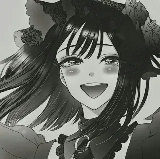 ❤️ 7518a58d Marin Kitagawa My Dress-Up Darling anime, manga, phụ nữ, mỉm cười, hạnh phúc, hình minh họa whatsapp sticker