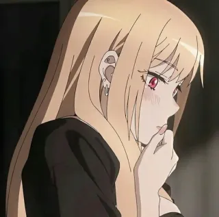 ❤️ c64e3a85 Marin Kitagawa My Dress-Up Darling Anime, Cô gái, Đỏ mặt, Dễ thương, Marin Kitagawa, My Dress-Up Darling whatsapp sticker