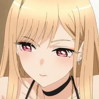 ❤️ fcc355b9 Marin Kitagawa My Dress-Up Darling Anime, Cô gái, Tóc vàng, Kawaii, Dễ thương, Marin Kitagawa, My Dress-Up Darling whatsapp sticker