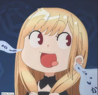 😜 5d882223 る Anime, Kreskówka, Słodkie, Postać, Rysunek, Ilustracja telegram sticker