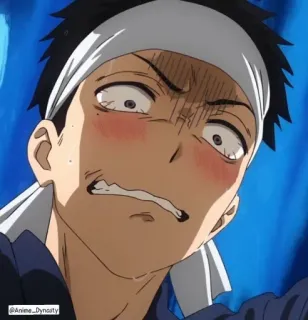 😬 914ab229 Anime, Manga, Kreskówka, Wyraz, Przestraszony, Zmartwiony, Zszokowany telegram sticker