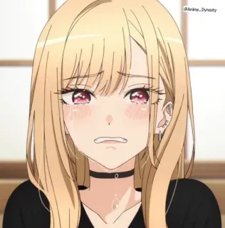 😭 c0d7e740 Anime, Płacz, Dziewczyna, Smutny, Emocjonalny, Portret telegram sticker