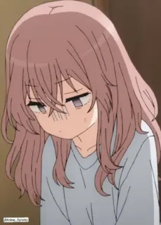 😨 e0665422 Anime Dynasty Anime, Dziewczyna, Smutny, Manga, Postać telegram sticker