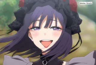 😄 ea33e2af Anime_Dynasty Anime, Dziewczyna, Słodkie, Uśmiechnięta telegram sticker