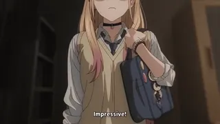 🌨 3944f9d8 Impressive! anime, dziewczyna, blond włosy, mundurek szkolny, pod wrażeniem telegram sticker