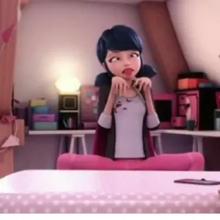 😜 7d107bf8 Marinette Miraculous Ladybug Kartun, Gadis, Lucu, Konyol, Miraculous Ladybug whatsapp sticker