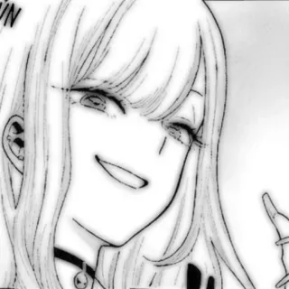 🤍 0aaf2ac3 Anime, Manga, Dziewczyna, Środkowy palec, Obraźliwe whatsapp sticker