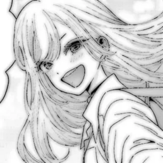 🤍 0f49cc8e Anime, Manga, Dziewczyna, Kobieta, Uśmiechnięta, Szczęśliwa, Ilustracja, Postać whatsapp sticker