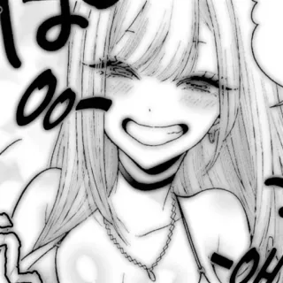 🤍 4d809272 は Anime, Dziewczyna, Uśmiech, Słodkie, Manga, Szczęśliwy whatsapp sticker