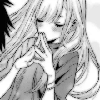 🤍 4fd879f0 Anime, Manga, Dziewczyna, Postać, Ilustracja, Rysunek whatsapp sticker