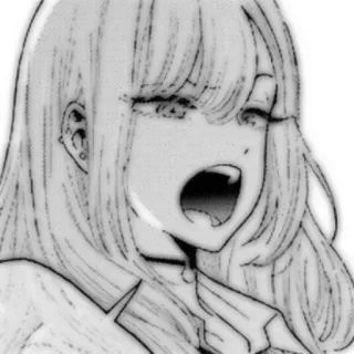 🤍 85d1d79a Anime, Manga, Dziewczyna, Ilustracja, Rysunek, Postać, Portret whatsapp sticker