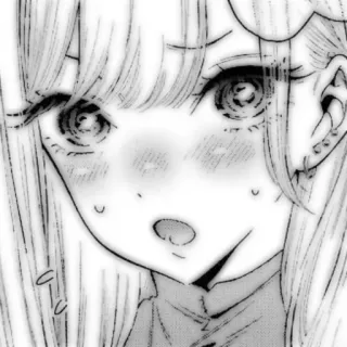 🤍 c45f49c5 Anime, Manga, Dziewczyna, Słodkie, Rumieniec, Rysunek, Ilustracja whatsapp sticker