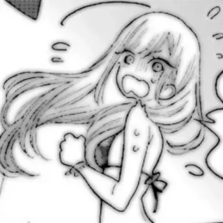 🤍 ce028341 Anime, Kreskówka, Strach, Cierpienie, Wyraz whatsapp sticker