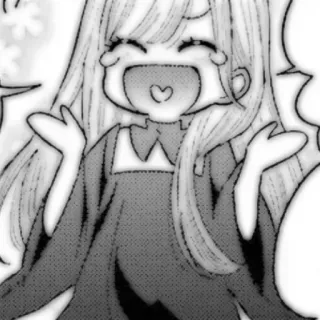 🤍 ddfb62ce Anime, Manga, Słodkie, Kreskówka, Dziewczyna, Szczęśliwy whatsapp sticker