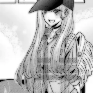 🤍 ef7cf24d Anime, Manga, Dziewczyna, Kapelusz, Skrzydła, Krata whatsapp sticker