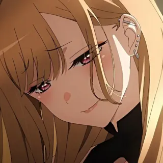 🥟 086c7c08 Anime, Cô gái, Bông tai, Chân dung, Dễ thương telegram sticker