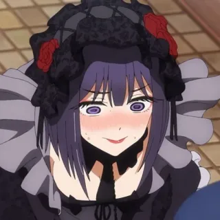 🥟 71d8c235 Marin Kitagawa My Dress-Up Darling Anime, Cô gái, Cosplay, Dễ thương, Đỏ mặt telegram sticker