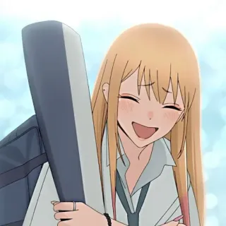 🥟 ee5d5b48 anime, cô gái, nụ cười, dễ thương, hạnh phúc telegram sticker