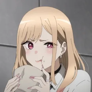 ❤️ 1f2698c9 Marin Kitagawa My Dress-Up Darling Anime, Chica, Kawaii, Lindo, Marin Kitagawa, My Dress-Up Darling, Llanto, Llorando, Triste whatsapp sticker