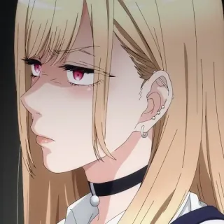 ❤️ 74d42acd Marin Kitagawa My Dress-Up Darling Anime, Chica, Enfadada, Marin Kitagawa, My Dress-Up Darling whatsapp sticker