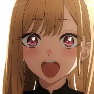 ❤️ ca40694a Anime, Chica, Dibujo animado, Retrato, Mujer, Ilustración whatsapp sticker