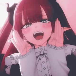 😄 6954ec29 Marin Kitagawa My Dress-Up Darling Anime, Gadis, Iblis, Cosplay, Lucu whatsapp sticker