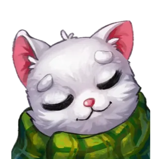 😊 758bbf9a cat, cute, kawaii, animal, kitten, fluffy, pet telegram sticker