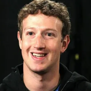 ☺️ aede27de Mark Zuckerberg Mark Zuckerberg, Facebook, politicus, tech, bedrijf telegram sticker