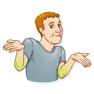 Mark Lizardberg telegram stickers