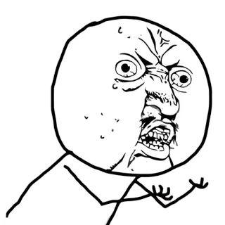 😲 e8401b46 表情包, 愤怒, 生气, 网络, 漫画 telegram sticker