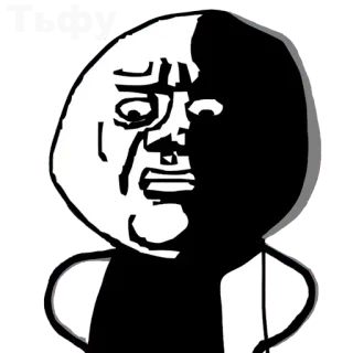 😐 3595d42b meme, gracioso, internet, cara, expresión telegram sticker