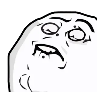 😐 69f4ee0e Meme, Cara, Gracioso, Expresión telegram sticker