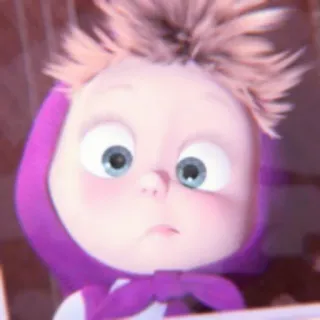 💖 0ea9da1d Masha Masha and the Bear cartoon, masha and the bear, character, cute, animated telegram sticker