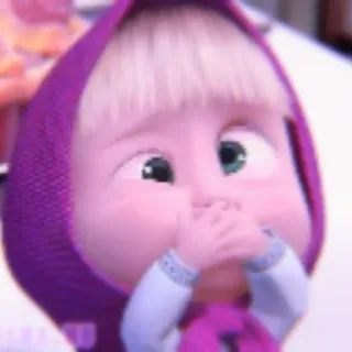 💖 4257d371 Masha Masha and the Bear cartoon, child, Masha, Masha and the Bear, cute telegram sticker