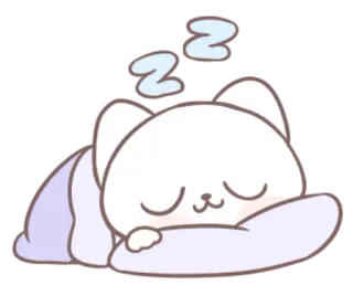 🐱 853c9d8a Zzz แมว, นอนหลับ, zzzz, งีบ, น่ารัก, สัตว์ telegram sticker