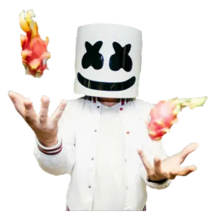 Marshmello whatsapp stickers