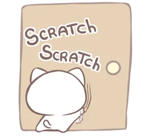 💭 3200711e Scratch
Scratch แมว, ข่วน, ประตู, น่ารัก, สัตว์, การ์ตูน telegram sticker