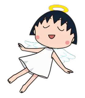 😇 40227f05 天使, 翼, 光輪, 可愛い, マンガ telegram sticker