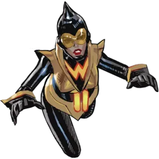 🤗 58704ac9 Wasp スーパーヒーロー, マーベル, コミック, 女性, 飛行, キャラクター telegram sticker
