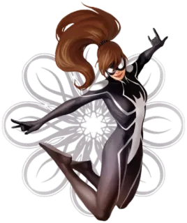 👯‍♀ 83364df2 Spider-Woman スーパーヒーロー, コミック, マーベル, 女性, スパイダー telegram sticker