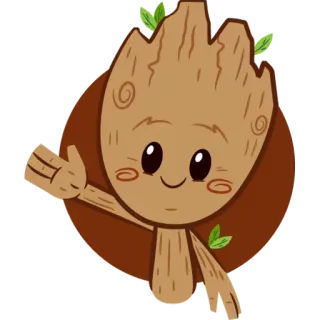 🌿 f2c1ad3a Groot กรูท, มาร์เวล, ต้นไม้, เบบี้กรูท, น่ารัก, การ์ตูน telegram sticker